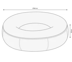 Nobby® Hundebetten & Körbe|Katzenbetten & Katzenkissen > Nobby Komfortbett Donut Jella, rund,