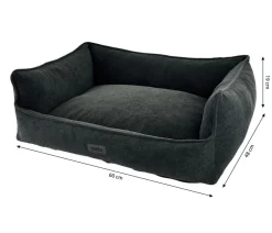 Nobby® Nobby Komfortbett Nila, rechteckig, Dunkelgrau Clearance