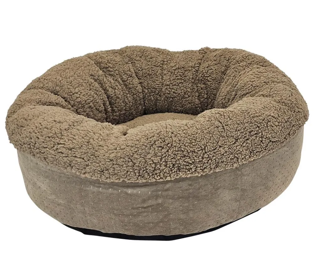 Nobby® Nobby Komfortbett Teddy, rund, Taupe New