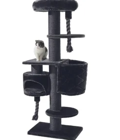 Nobby® Kratzbäume & Kratzmöbel - Nobby Kratzbaum Cupid XL, , ca. B60/H165/T40 cm Dunkelgrau