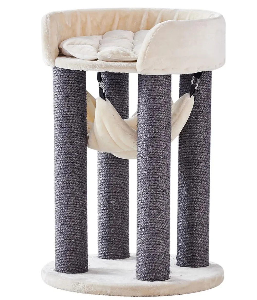 Nobby® Kratzbäume & Kratzmöbel - Nobby Kratzbaum Ela, ca. Ø60/H89 cm Creme