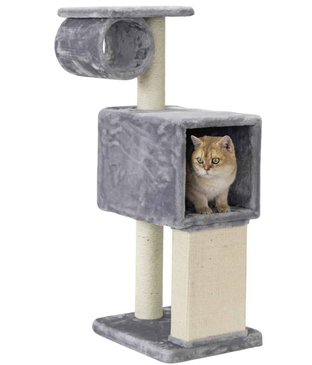 Nobby® Kratzbäume & Kratzmöbel - Nobby Kratzbaum Fina, ca. B35/H101/T40 cm Grau