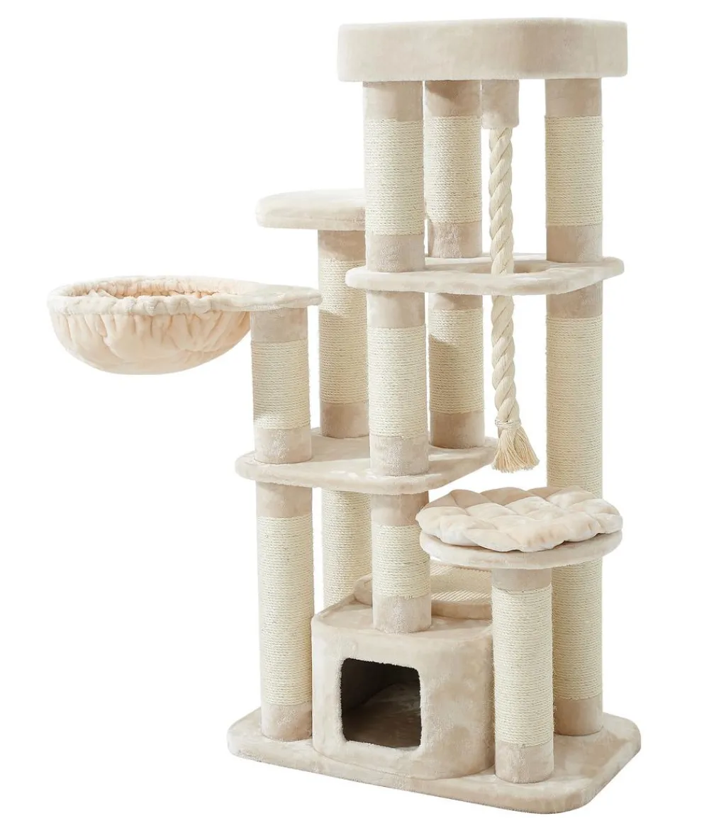 Nobby® Nobby Kratzbaum Fredo, ca. B85/H158/T50 cm Creme Clearance