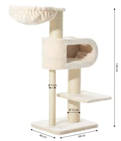 Nobby® Nobby Kratzbaum Tove, ca. B58/H128/T48 cm Creme Hot