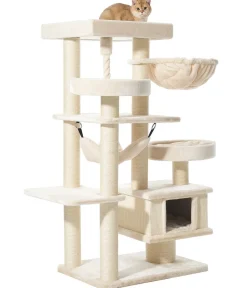 Nobby® Nobby Kratzbaum Vago, ca. B59/H162/T79 cm Creme Discount