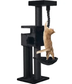 Nobby® Kratzbäume & Kratzmöbel - Nobby Kratzbaum Yoan, ca. B50/H167/T50 cm Schwarz