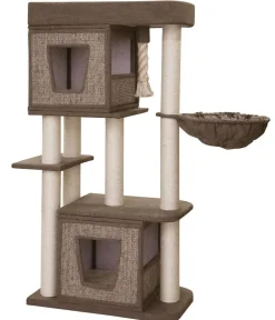 Nobby® Kratzbäume & Kratzmöbel - Nobby Kratzbaum Zati, , ca. B70/H141/T40 cm Dunkelbraun
