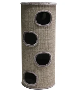 Nobby® Kratzbäume & Kratzmöbel - Nobby Kratztonne Rega IV, cappucino, ca. Ø50/H120 cm Dunkelbraun