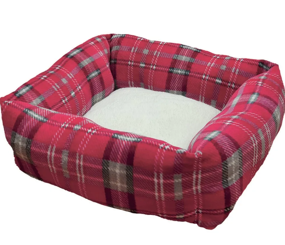 Nobby® Nobby Kuschelbett Kareli, rechteckig Rot Sale