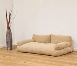 Nobby® Nobby Plüschsofa Teddy, rechteckig, Hellgrau New