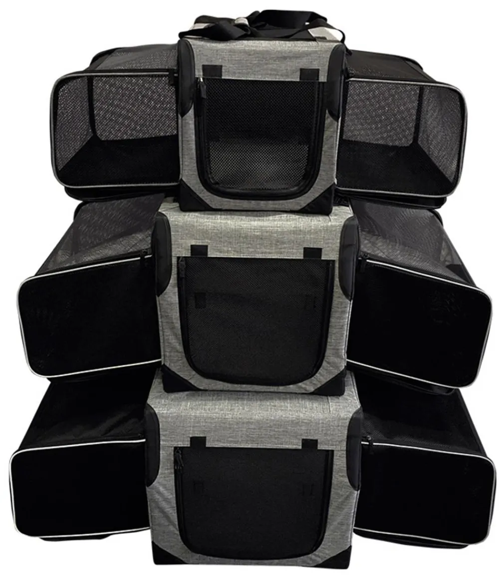 Nobby® Mehr Katzenzubehör|Hundetransportboxen - Nobby Tranporttache Traveer Extend, Grau