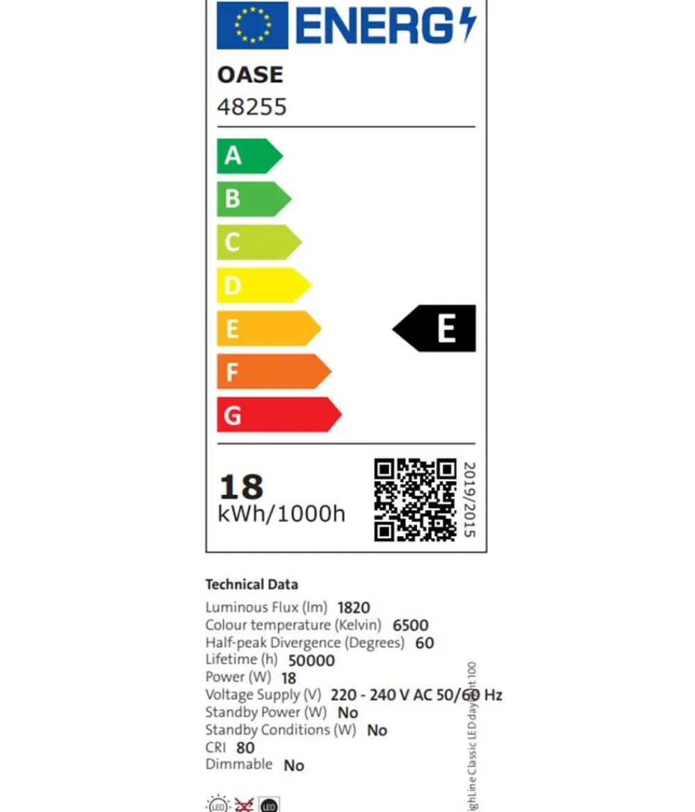 Oase Beleuchtung > Aquariumbeleuchtung HighLine Classic LED daylight