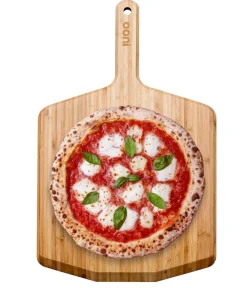 Ooni Pizzaöfen > Bambus Pizzaschieber/Servierbrett, ca. B30/H1/T50 cm