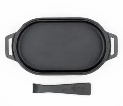 Ooni Gusseisen-Servierpfanne, ca. B16/H6/T40 cm Schwarz Clearance