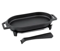 Ooni Gusseisen-Servierpfanne, ca. B16/H6/T40 cm Schwarz Clearance