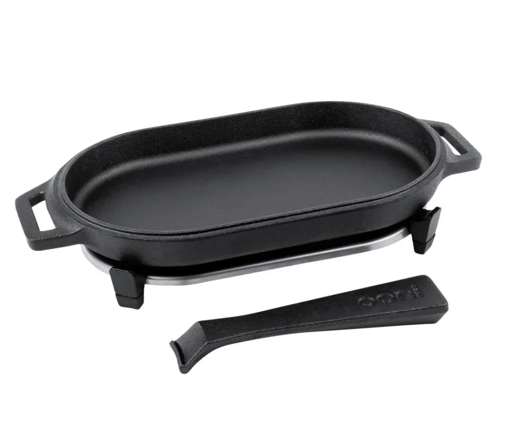 Ooni Gusseisen-Servierpfanne, ca. B16/H6/T40 cm Schwarz Clearance