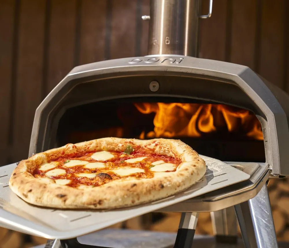 Ooni Pizzaöfen - Multi-Brennstoff Pizzaofen Karu 2, ca. B42/H77/T72 cm Dunkelgrau