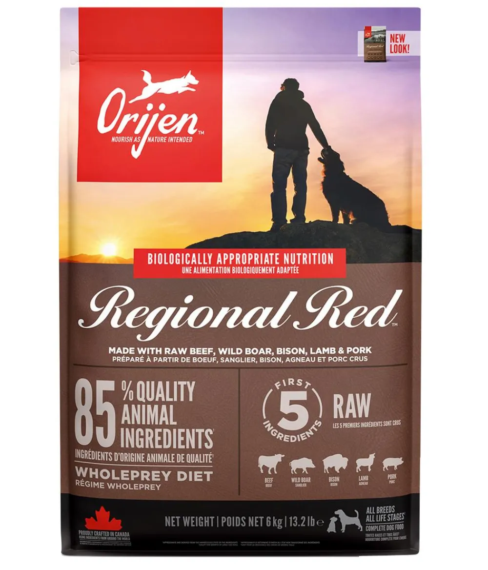 Orijen Trockenfutter Hund > ™ Trockenfutter für Hunde Regional Red