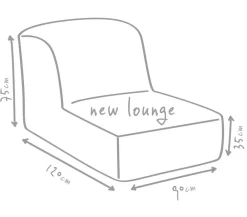 Outbag Sitzsäcke > Outdoor-Sitzsack Newlounge Plus, ca. B90/H75/T120 cm