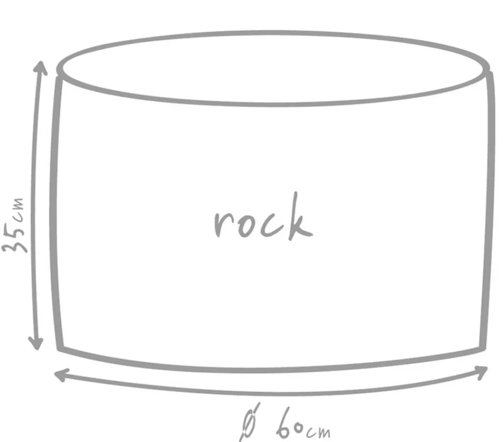 Outbag Sitzsäcke > Outdoor-Sitzsack Rock Plus, ca. Ø60/H35 cm