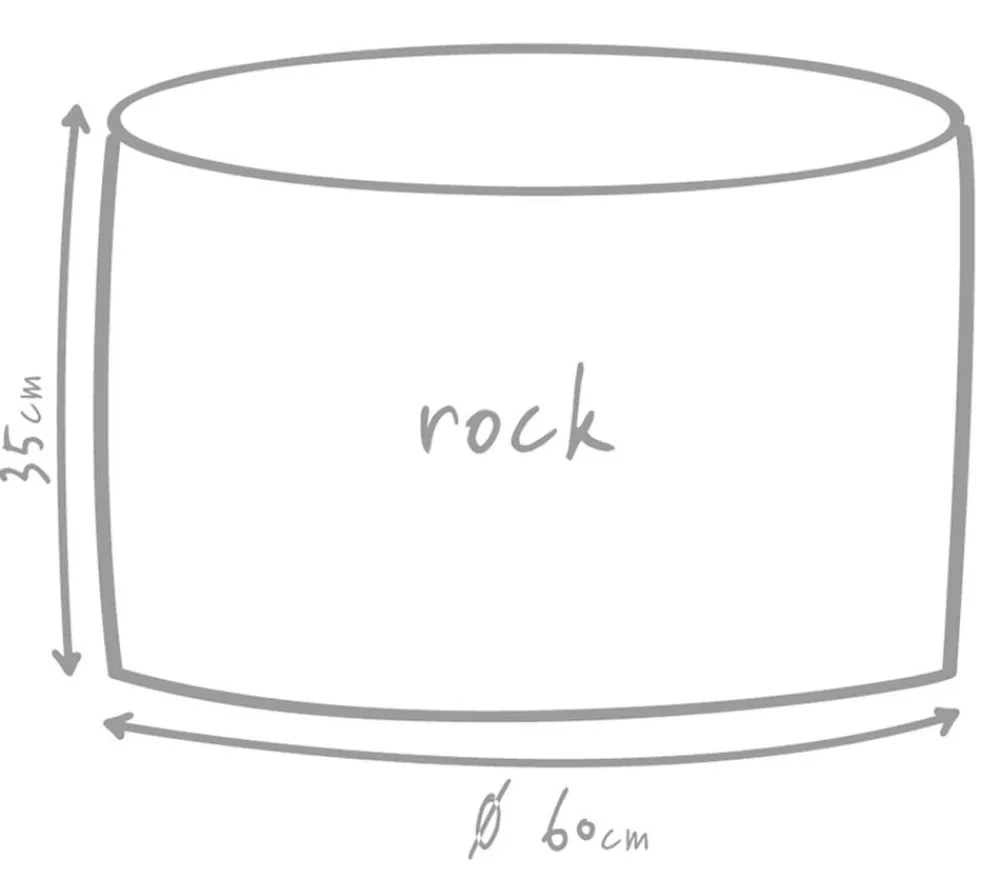 Outbag Sitzsäcke > Outdoor-Sitzsack Rock Plus, ca. Ø60/H35 cm