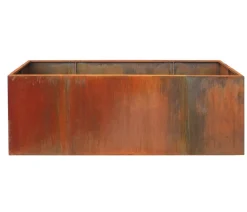 palatino Hochbeete & Frühbeete > Cortenstahl-Pflanzgefäß Urban mit Zwischenboden, rechteckig, , ca. B200/H70/T100 cm