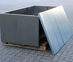 palatino Hochbeete & Frühbeete > Cortenstahl-Pflanzgefäß Urban mit Zwischenboden, rechteckig, , ca. B200/H70/T100 cm