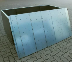 palatino Hochbeete & Frühbeete > Cortenstahl-Pflanzgefäß Urban mit Zwischenboden, rechteckig, , ca. B200/H70/T100 cm