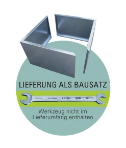 palatino Pflanzkübel & Blumenkästen|Hochbeete & Frühbeete - Cortenstahl-Pflanzgefäß Lotte, rechteckig, Braun