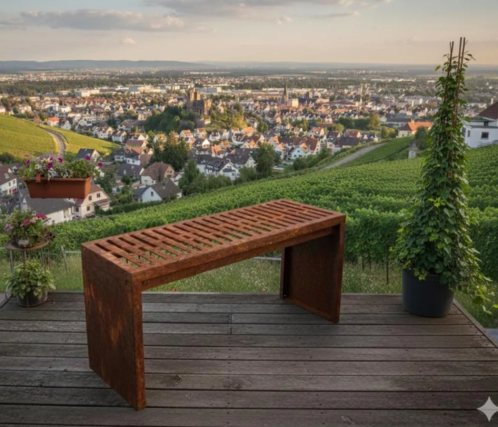 palatino Gartenbank Bridge, 2-Sitzer Braun