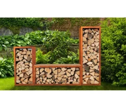 palatino Kaminholzregale - Kaminholzlager Woodpecker Pro Kupfer
