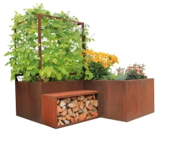 palatino Kaminholzregale - Kaminholzlager Woodpecker Pro Kupfer