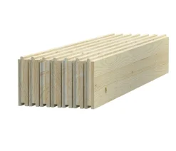 Palmako Fußboden für Gartenhaus Klara, ca. 10,4 m² Natur Hot