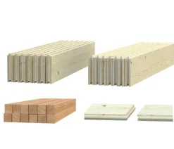 Palmako Fußboden für Gartenhaus Ella, ca. 13,1 m² Natur Online