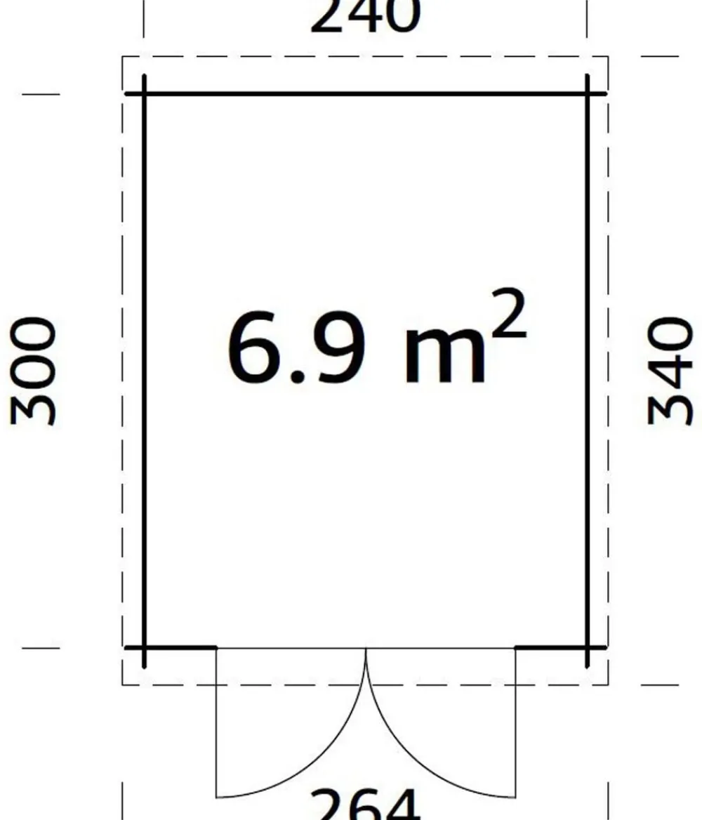 Palmako Gartenhäuser & Gerätehäuser - Gartenhaus Ella Beige