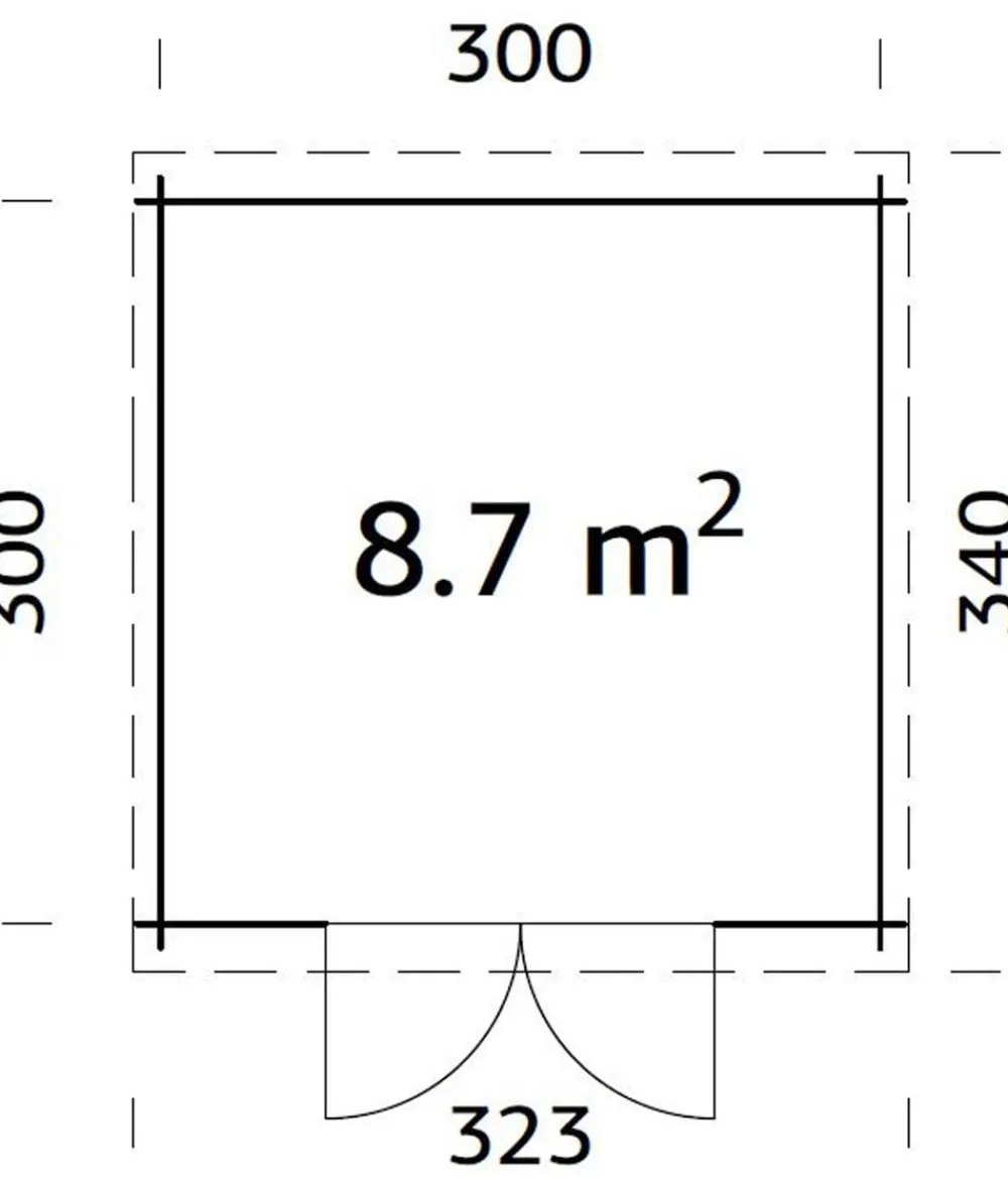 Palmako Gartenhäuser & Gerätehäuser > Gartenhaus Ella
