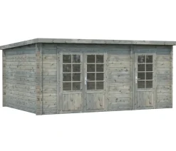 Palmako Gartenhaus Ella, ca. B477/H214/T340 cm Grau Best
