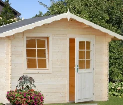 Palmako Gartenhäuser & Gerätehäuser - Gartenhaus Emma, ca. B290/H222/T254 cm Beige