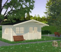 Palmako Gartenhaus Helena, ca. B514/H285/T524 cm Beige Hot