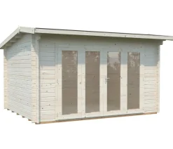 Palmako Gartenhäuser & Gerätehäuser - Gartenhaus Ines, ca. B434/H249/T379 cm Beige