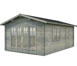 Palmako Gartenhaus Irene, ca. B426/H276/T598 cm Grau Clearance