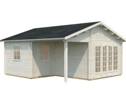 Palmako Gartenhaus Irene, ca. B564/H321/T598 cm Beige New