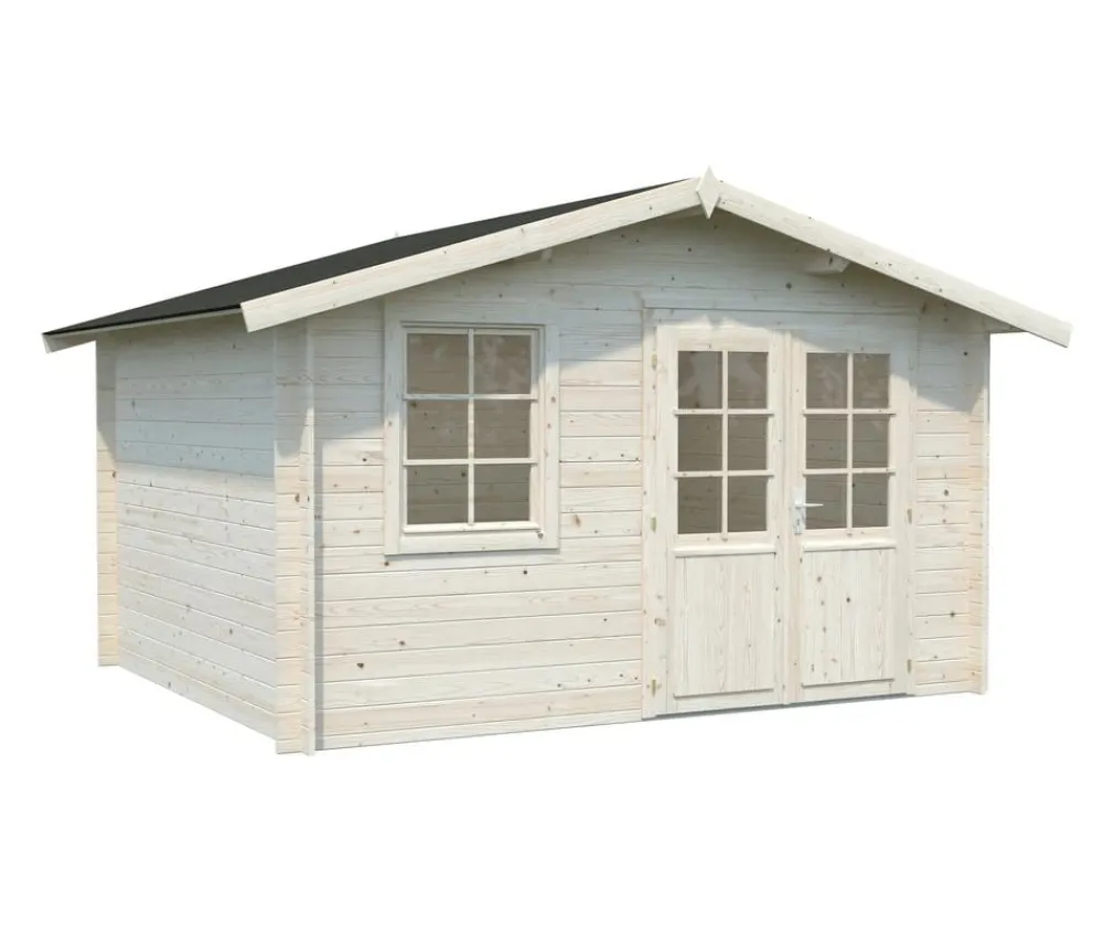 Palmako Gartenhäuser & Gerätehäuser - Gartenhaus Klara, ca. B424/H245/T354 cm Beige