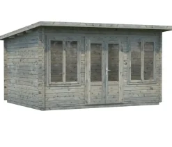 Palmako Gartenhaus Lisa, ca. B440/H234/T366 cm Grau Hot