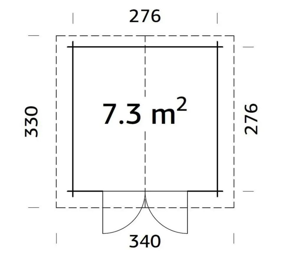 Palmako Gartenhäuser & Gerätehäuser > Gartenhaus Lotta