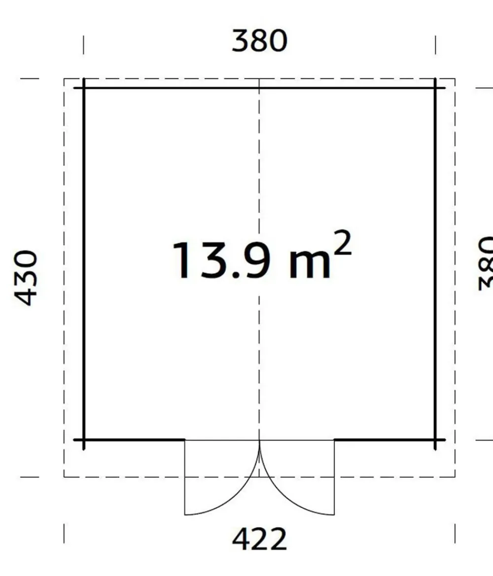 Palmako Gartenhäuser & Gerätehäuser > Gartenhaus Lotta