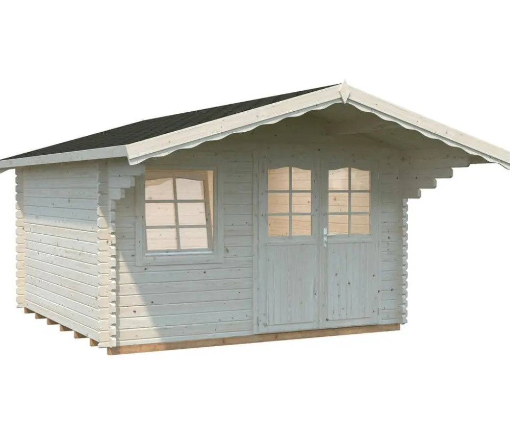 Palmako Gartenhaus Sally, ca. B426/H256/T530 cm Beige Outlet