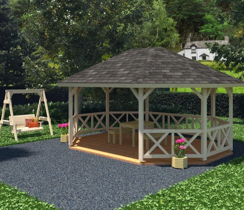 Palmako Pavillon Betty ca. B701/H362/T551 cm Beige Outlet