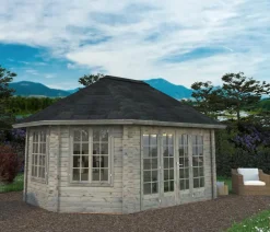 Palmako Pavillons - Pavillon Hanna, ca. B653/H371/T503 cm Grau