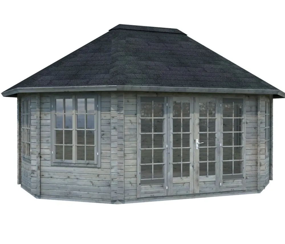Palmako Pavillons - Pavillon Hanna, ca. B653/H371/T503 cm Grau